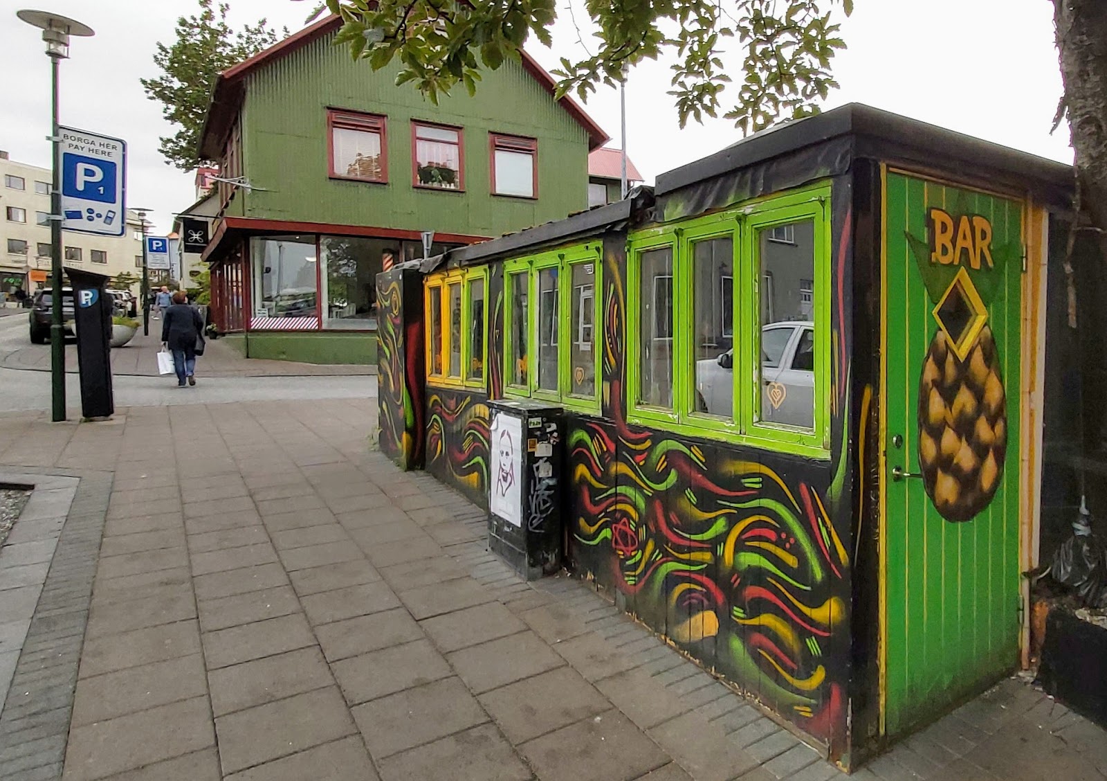 Bar Ananas tiki cocktail bar in central Reykjavik