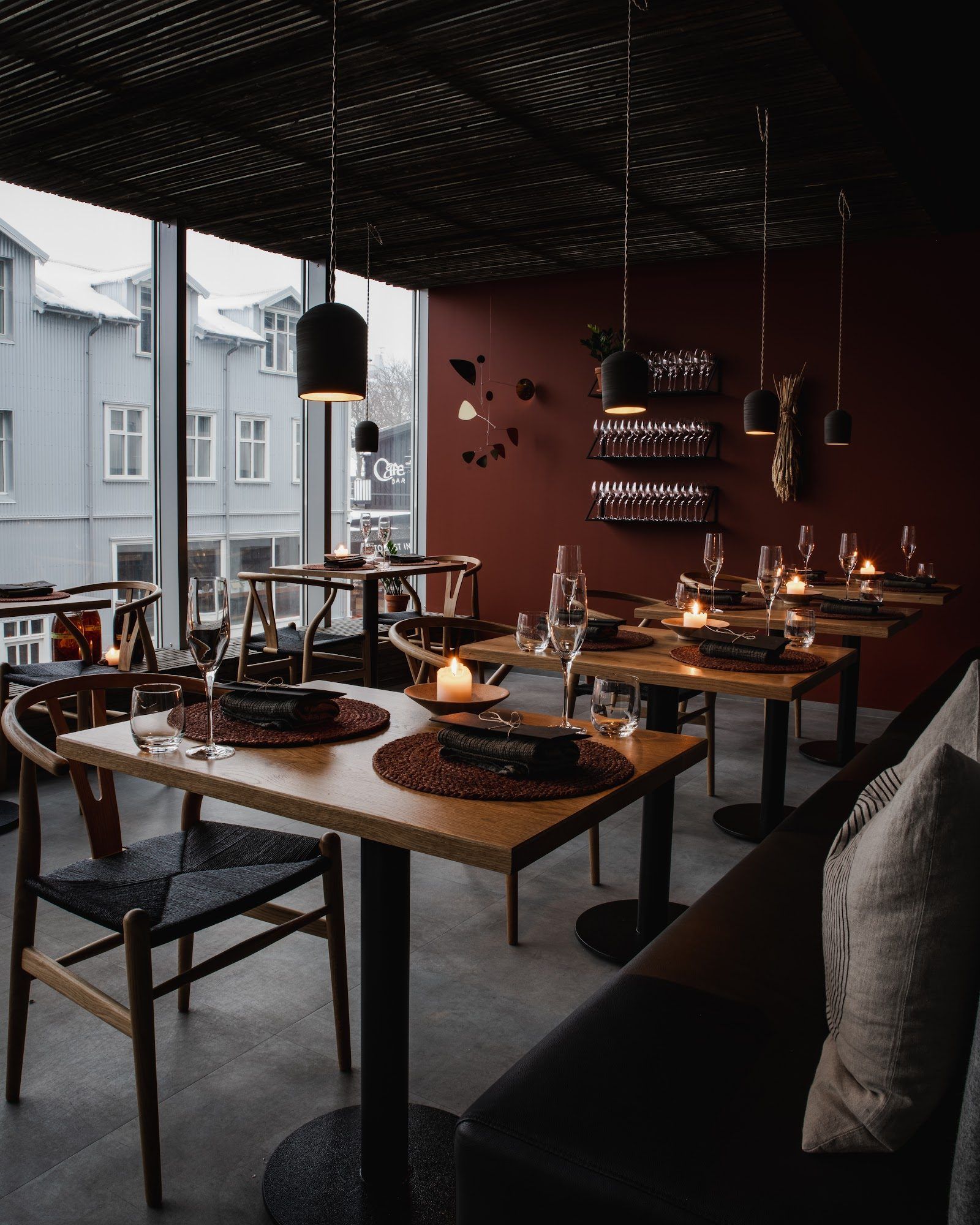 Dill Restaurant Bar Reykjavik bar interior
