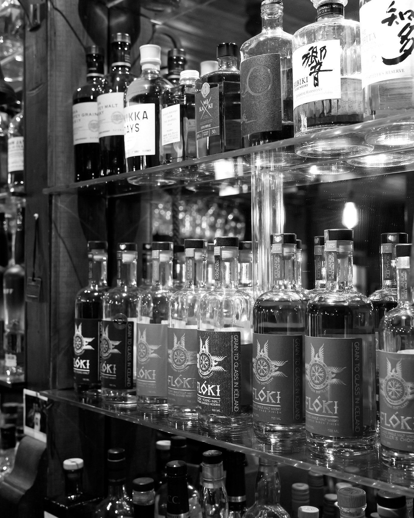 Dillon Whiskey Bar Reykjavik bar interior