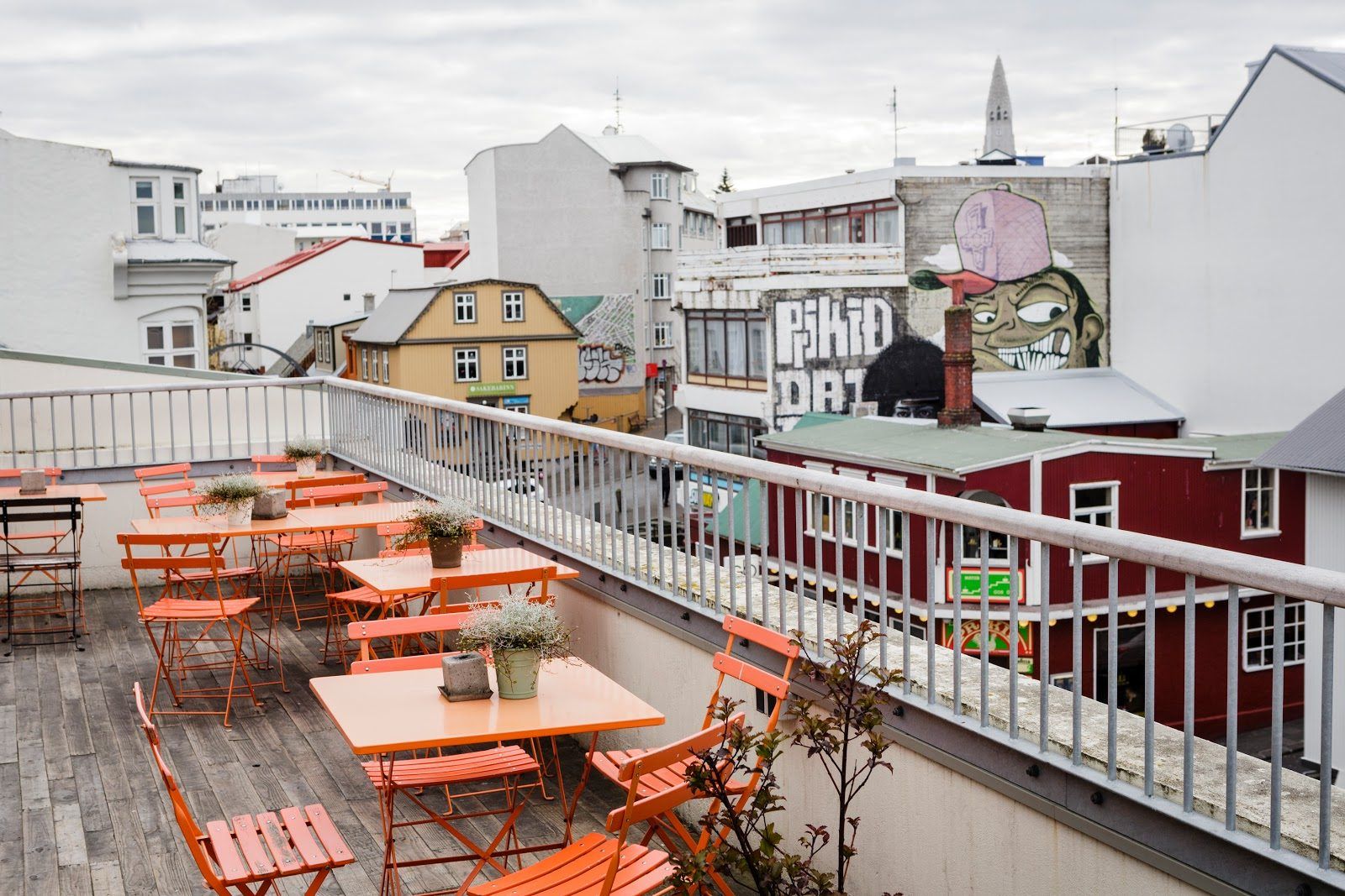 Loft Rooftop Bar Reykjavik bar interior