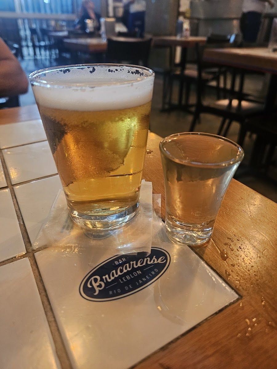 Bracarense cocktail at the bar