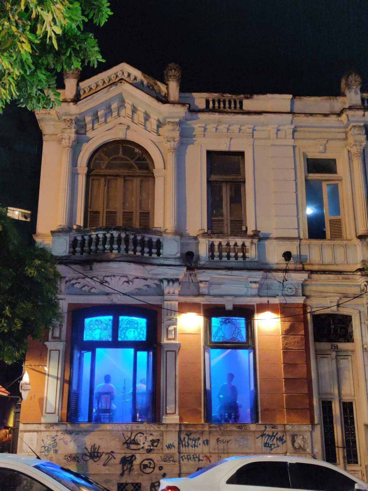Night atmosphere Lapa Rio de Janeiro bar
