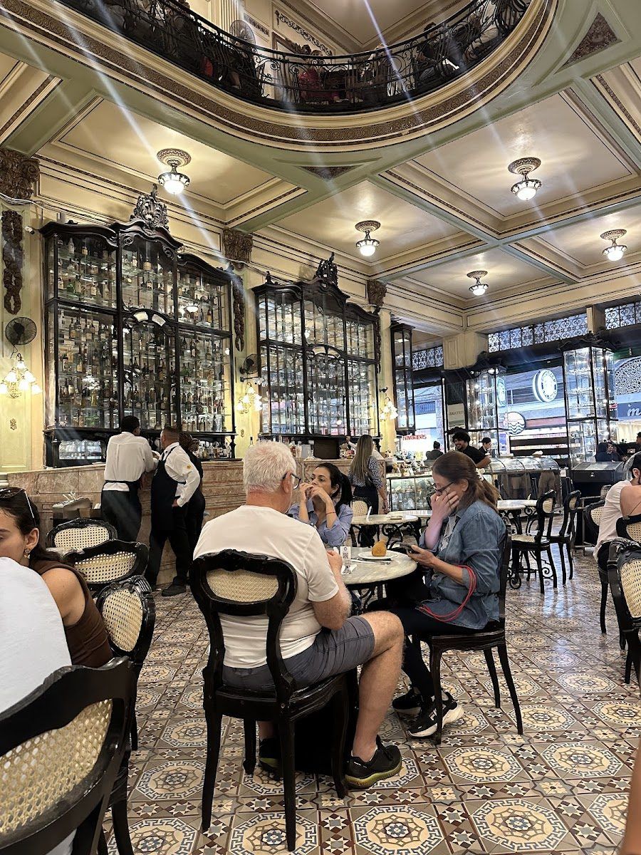 Confeitaria Colombo Bar Rio de Janeiro interior