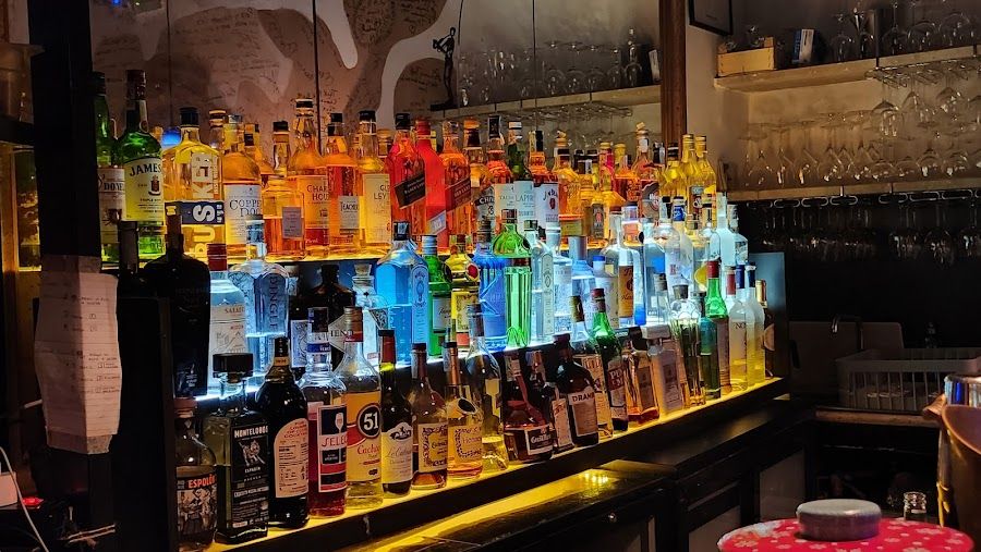 Alexanderplatz Jazz Club cocktail at the bar
