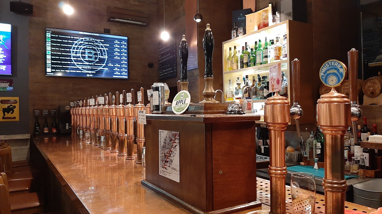 Be.Re. craft beer bar taps near the Vatican, Prati Rome
