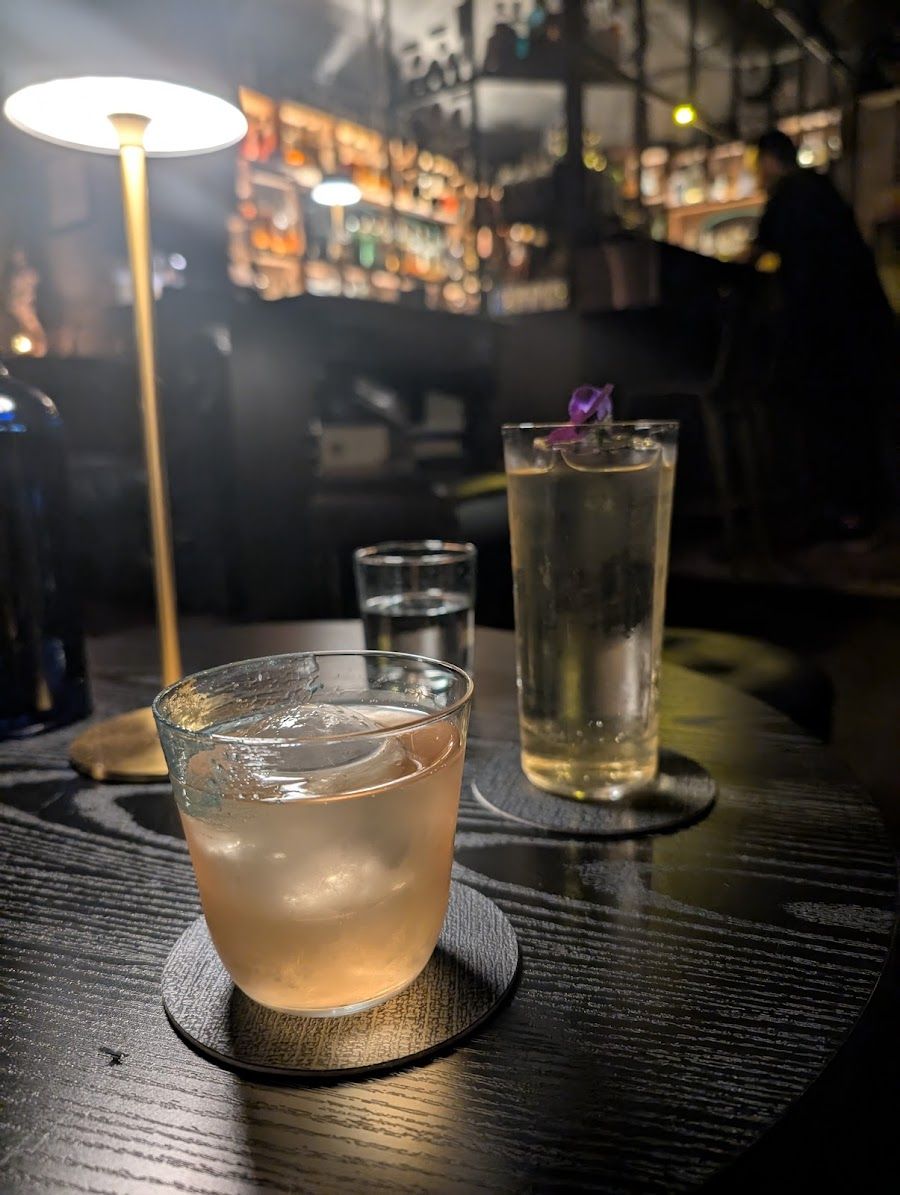 Club Derriere cocktail at the bar