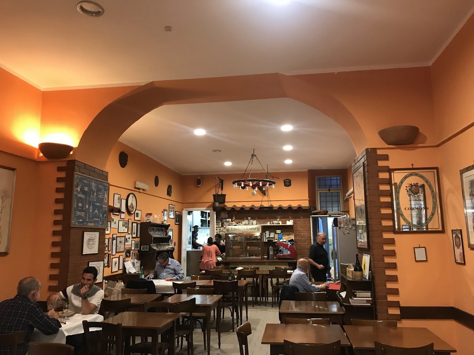 Enoteca Corsi Rome bar interior