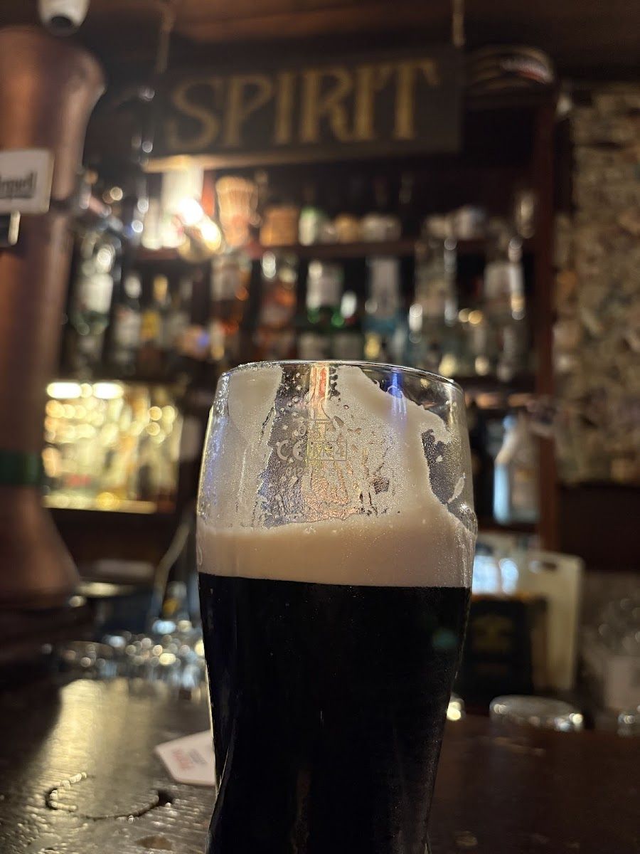 Finnegan Irish Pub cocktail at the bar