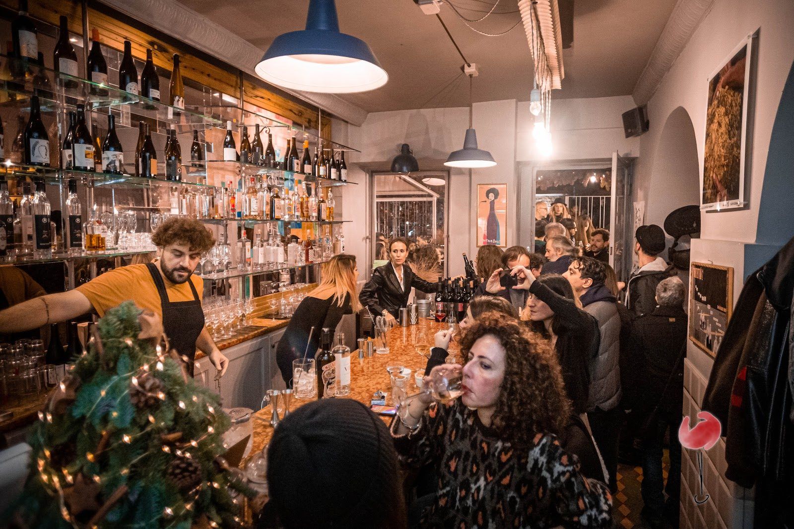 Litro Vino e Cucina Rome bar interior