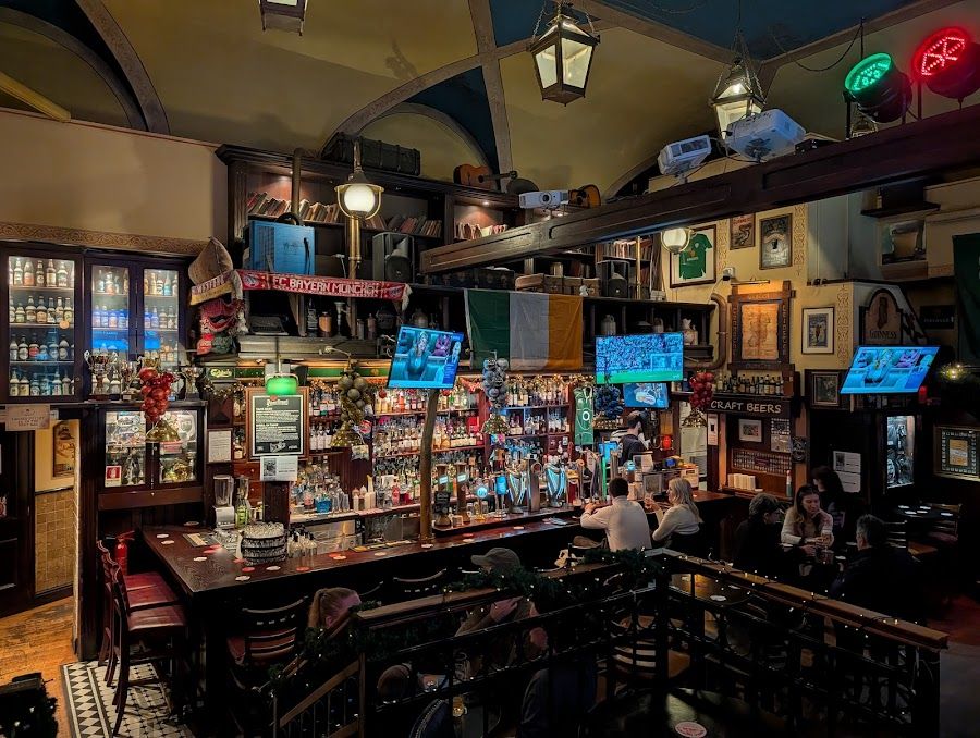 Scholars Lounge Irish Pub cocktail at the bar
