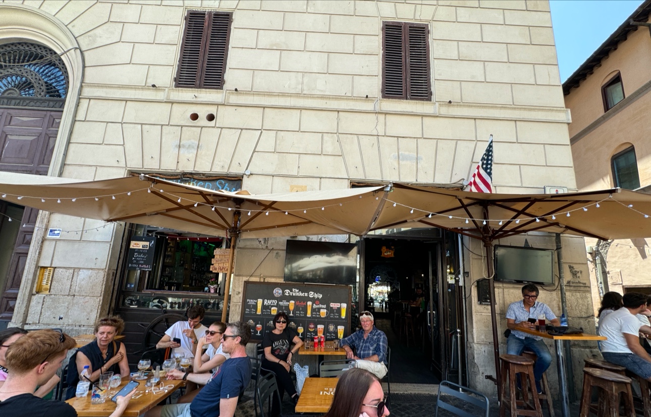 The Drunken Ship, Rome