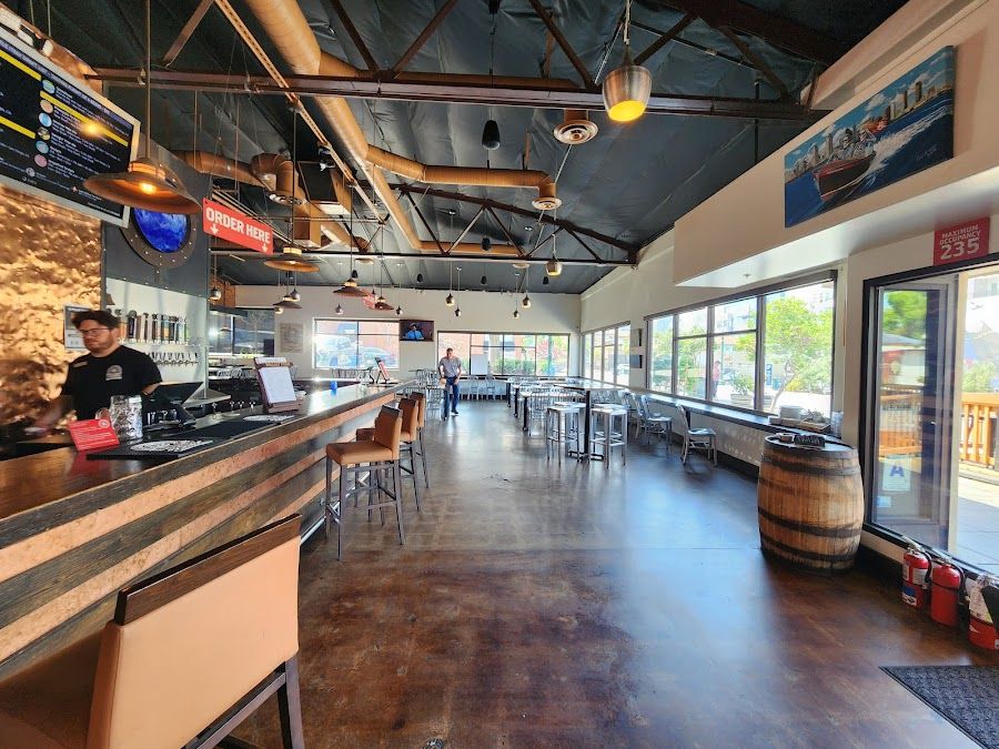 Ballast Point Tasting Room Little Italy atmosphere
