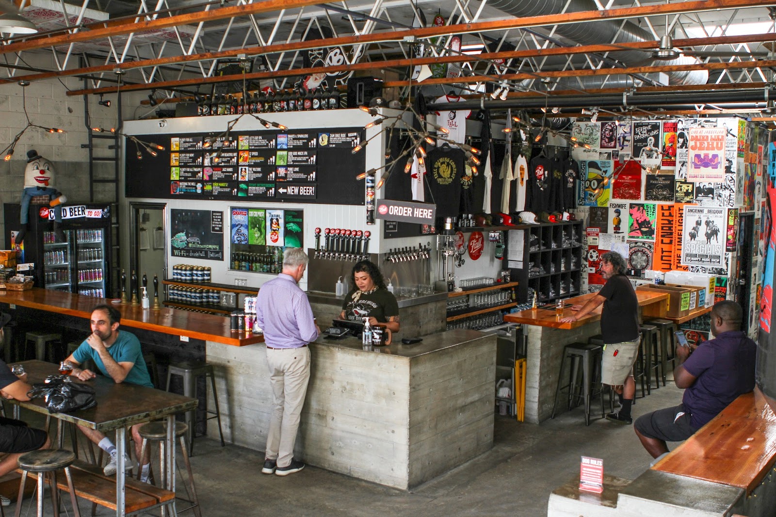West Coast IPA poured at Fall Brewing Company in San Diego