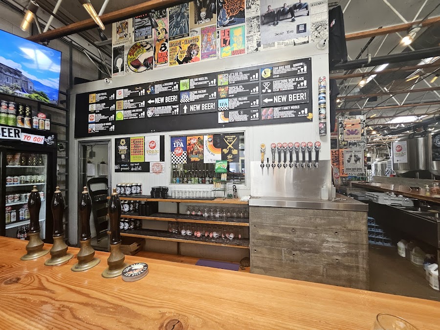 Tasting room and bar at Fall Brewing Company in North Park