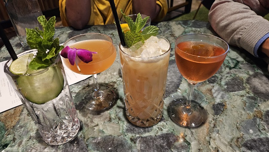 Signature cocktail at a San Diego cocktail bar