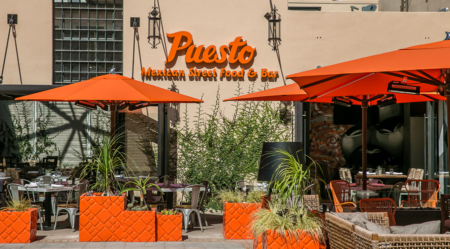 Bar and dining room at Puesto, The Headquarters, San Diego