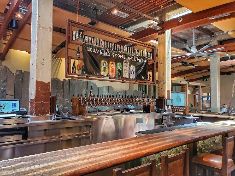 Stone Brewing World Bistro Liberty bar service
