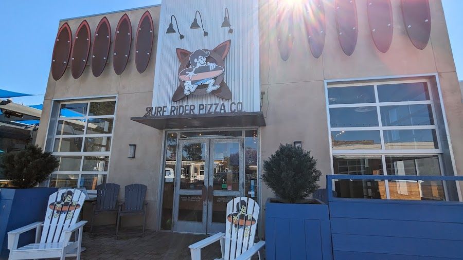 Surf Rider Pizza Co Rooftop bar service
