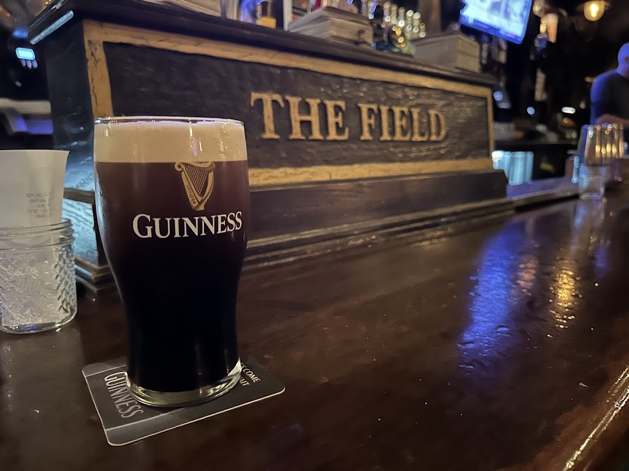 The Field Irish Pub bar detail, San Diego