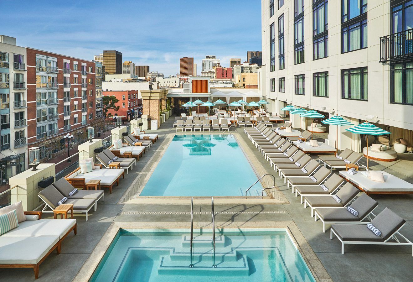 Pool Lounge at Pendry San Diego bar interior