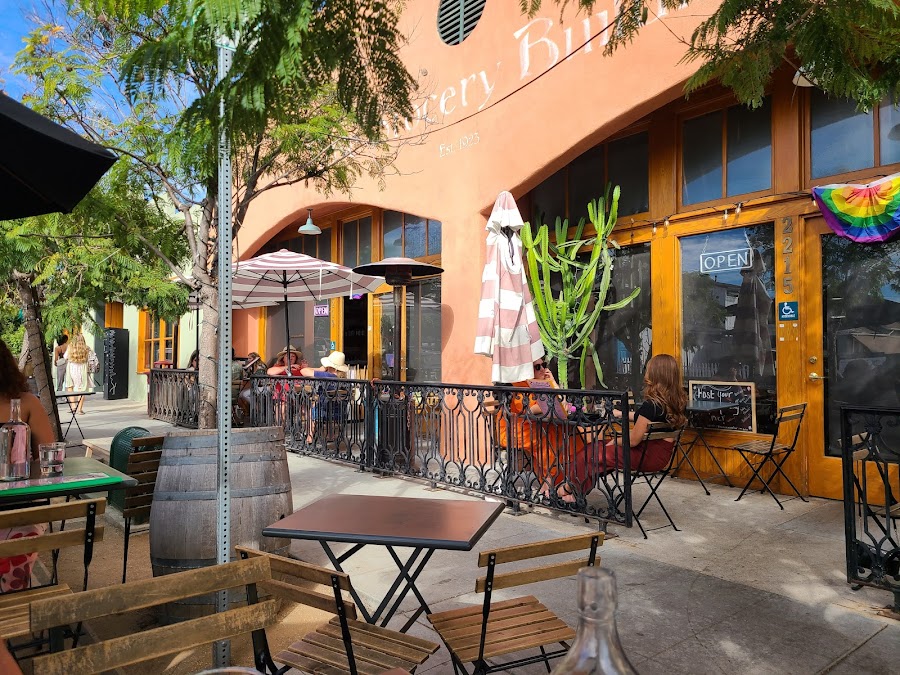 The Rose wine bar and bottle shop in the 1927 Rose Grocery building, South Park San Diego bar