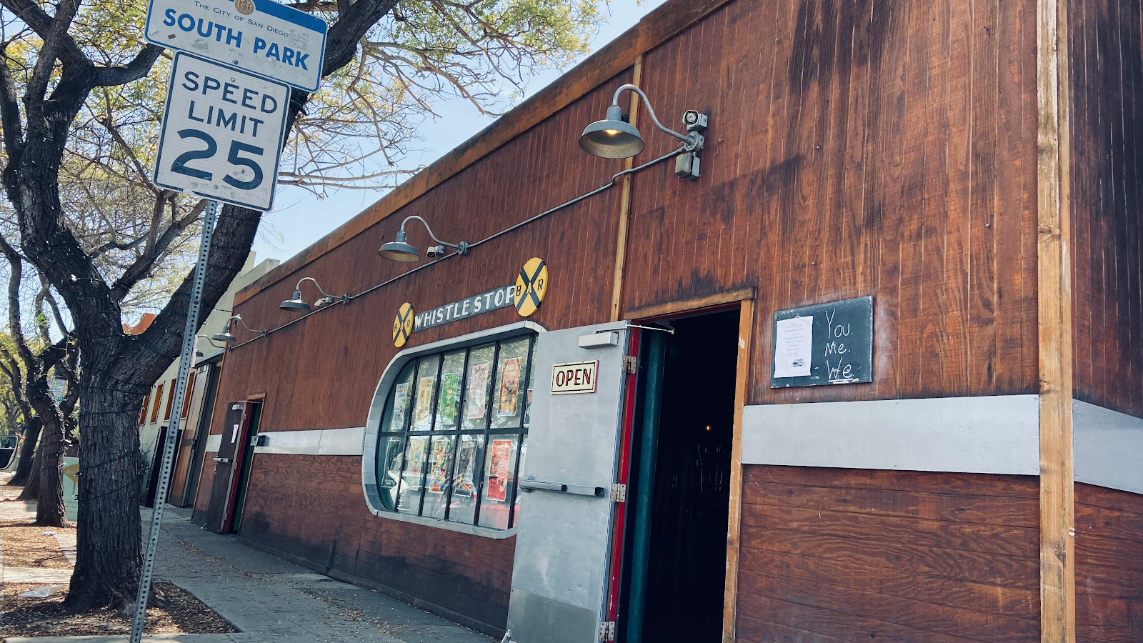 Whistle Stop Bar live-music room and DJ night on Fern Street, South Park San Diego