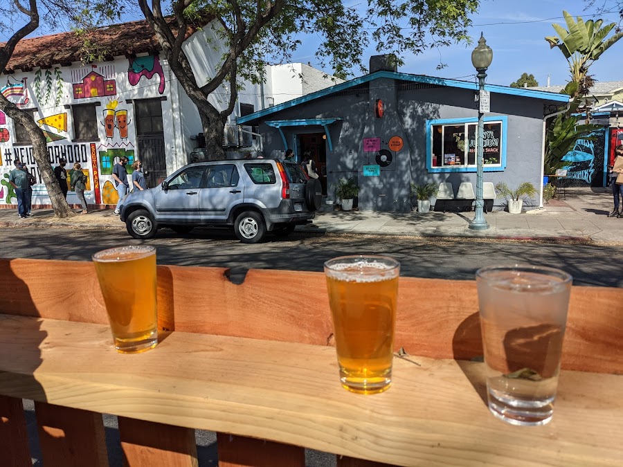 Whistle Stop Bar live-music room and DJ night on Fern Street, South Park San Diego interior