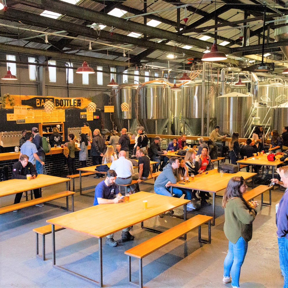 Barebottle Brewing taproom in Bernal Heights, San Francisco