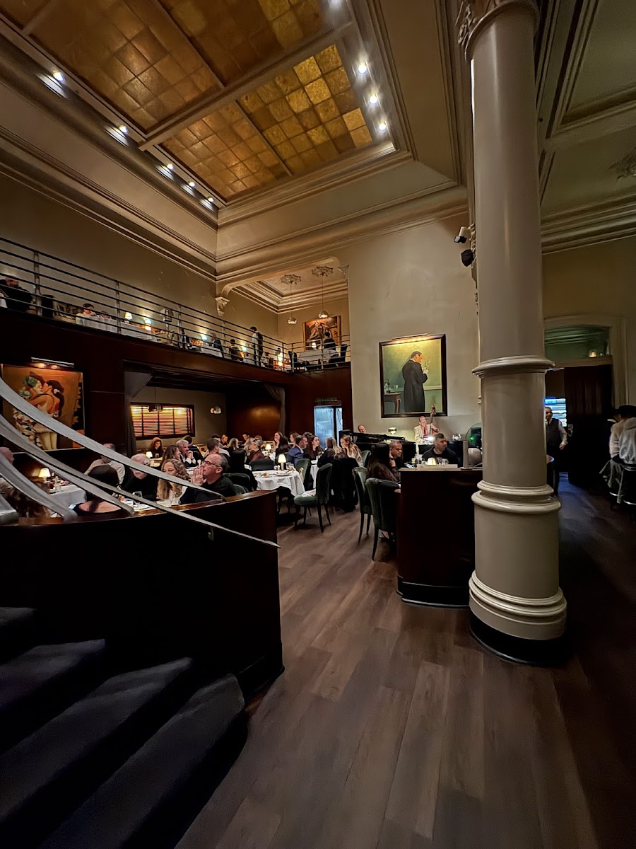 Bix two-story art deco supper club bar, Jackson Square San Francisco