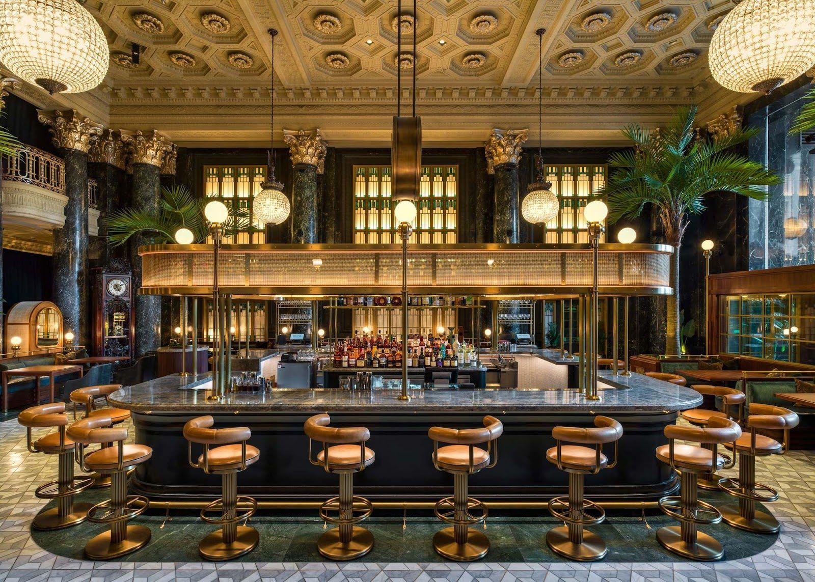 Bourbon Steak Bar San Francisco bar interior