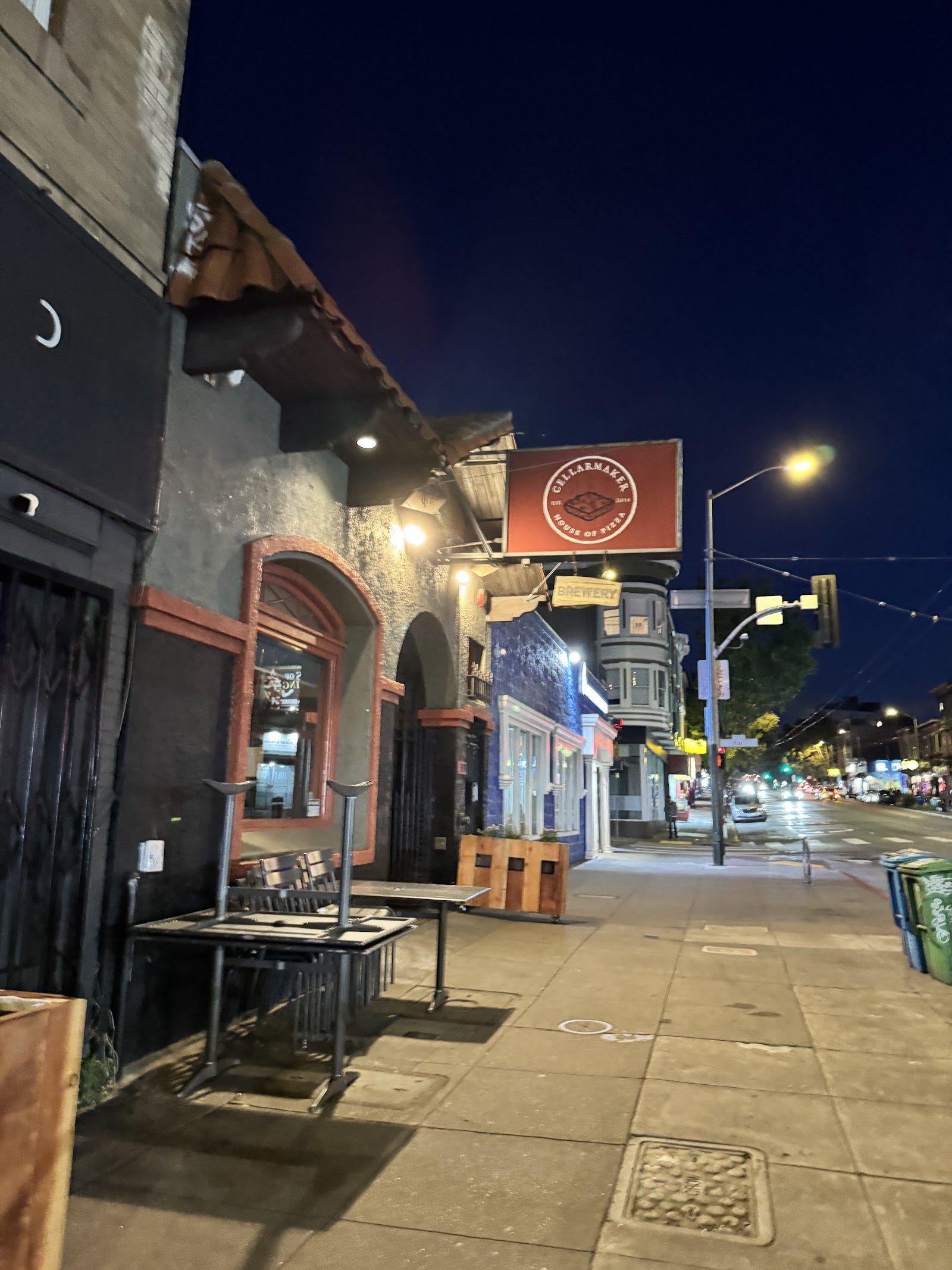 Cellarmaker House of Pizza San Francisco bar interior