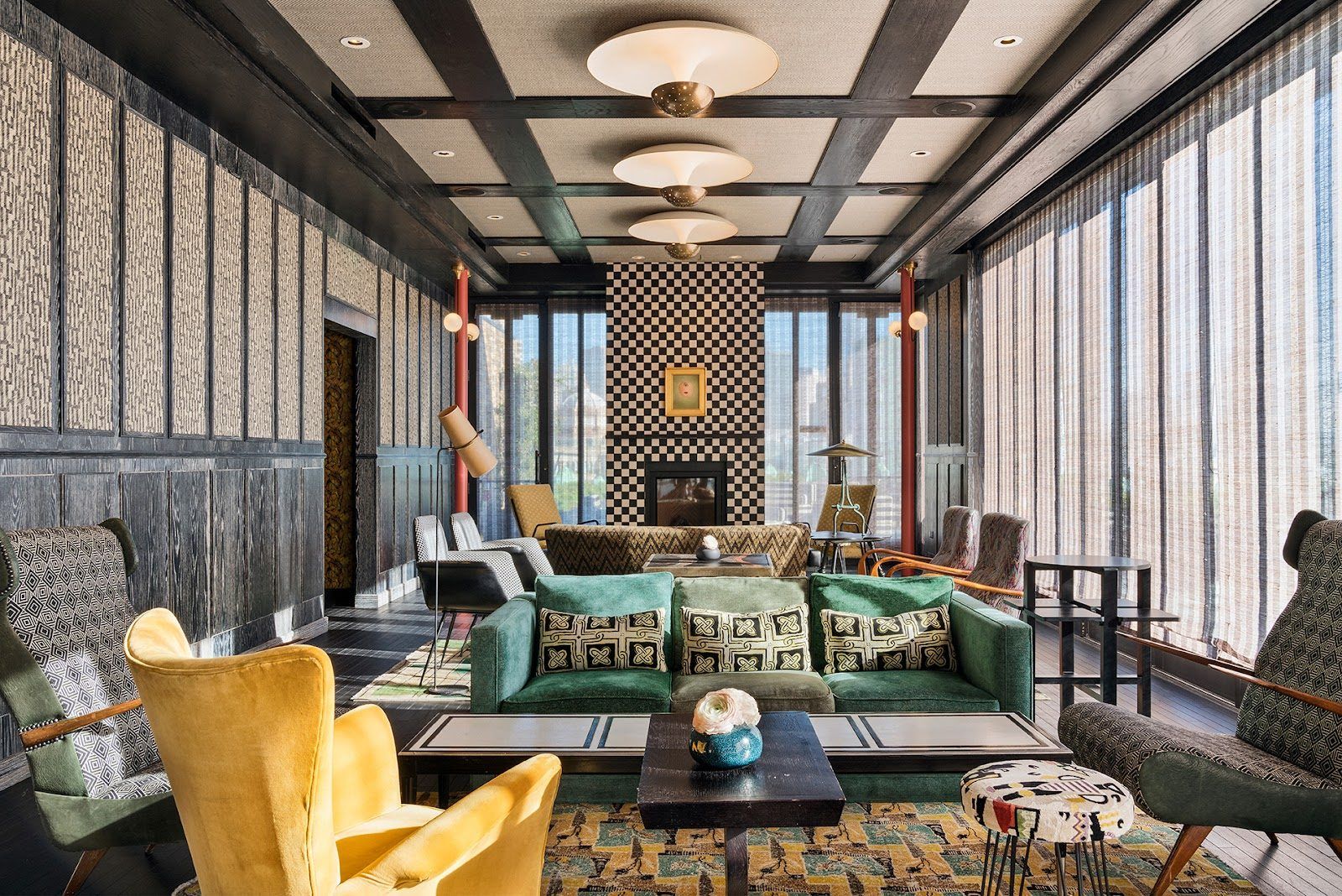 Charmaine's Rooftop at Proper San Francisco bar interior