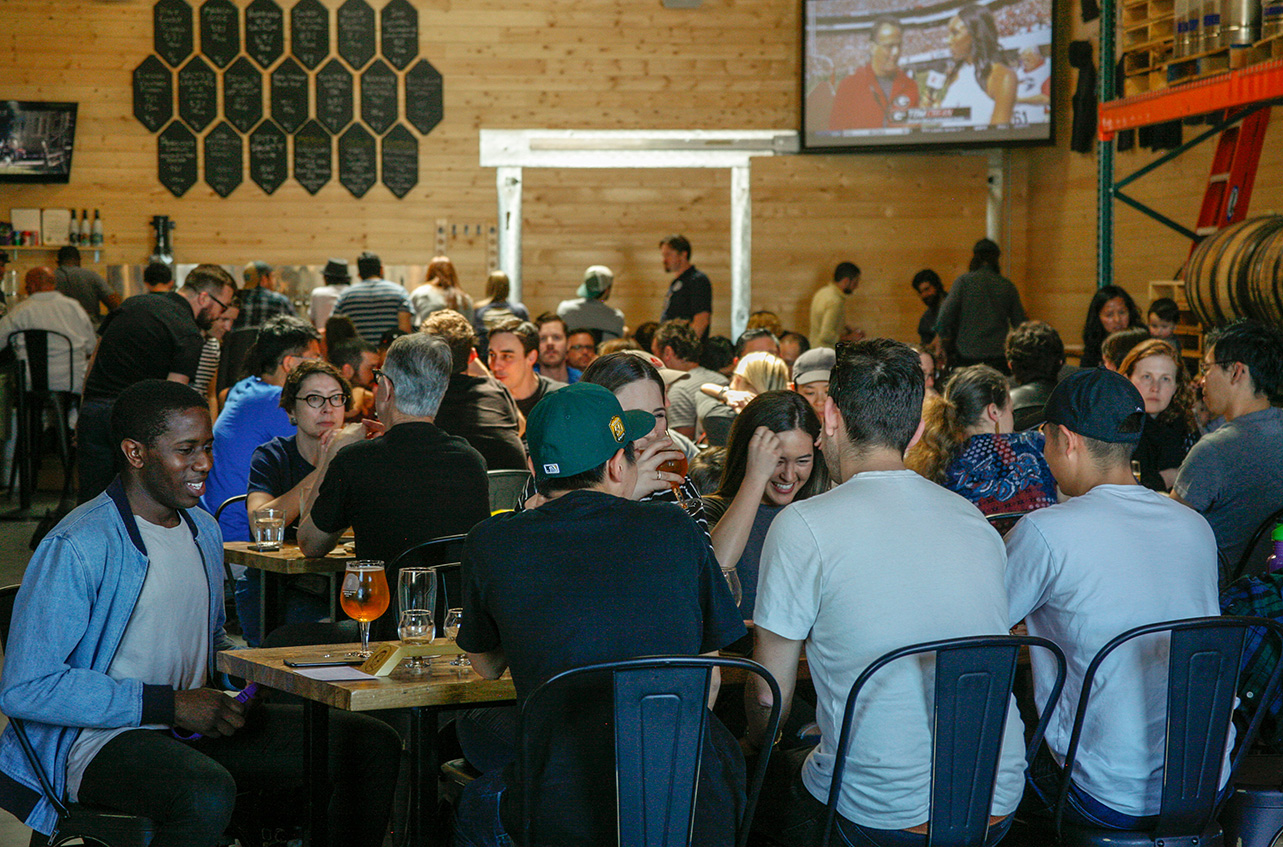 Laughing Monk Brewing taproom, Bayview San Francisco