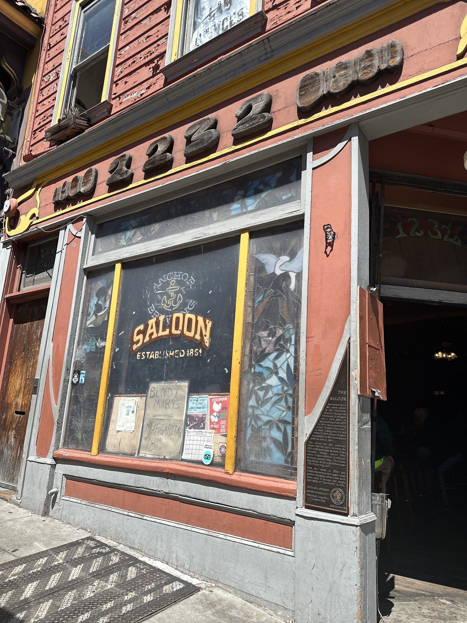 The Saloon San Francisco bar interior