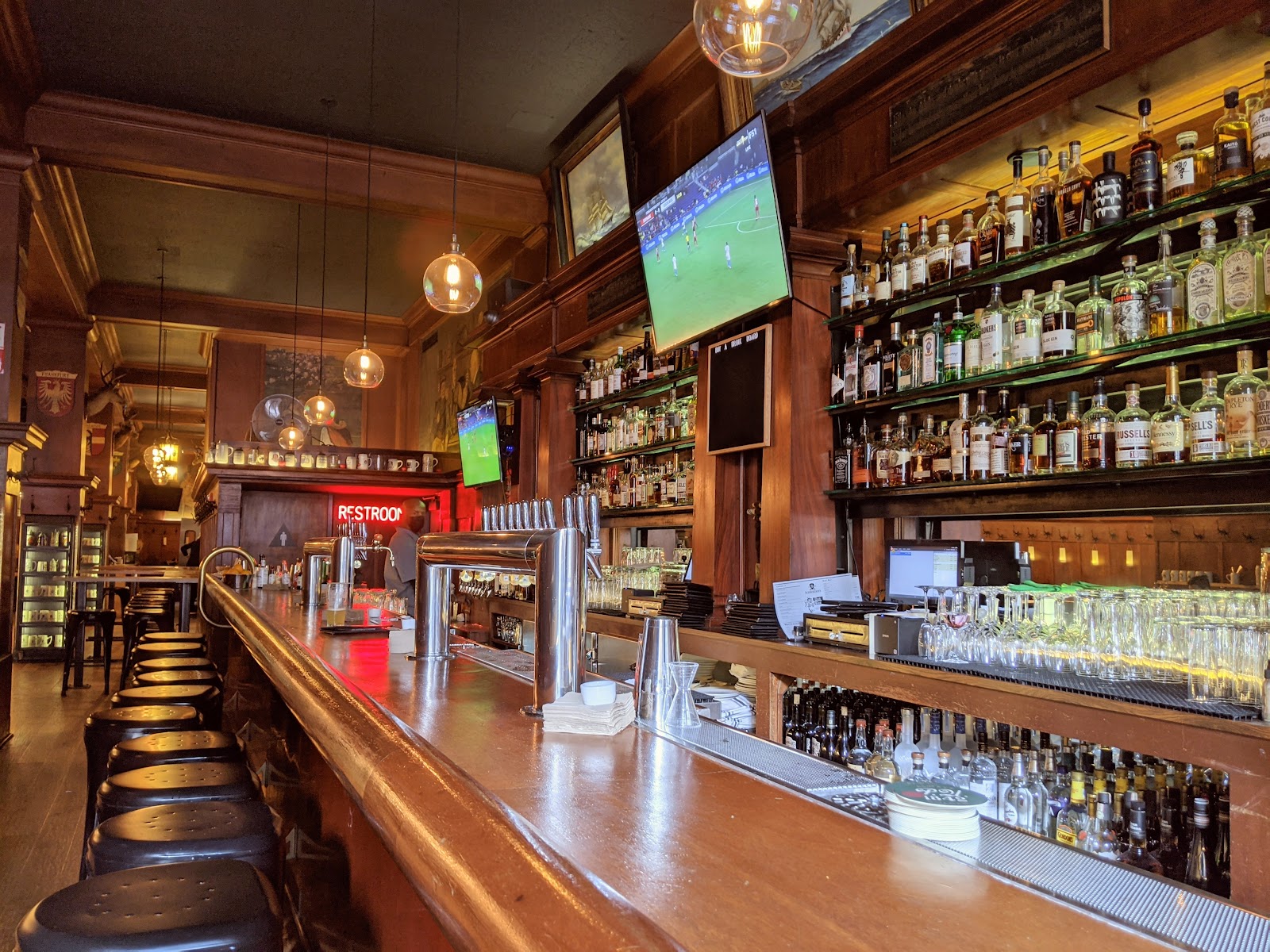 Schroeder's German beer hall on Front Street, Financial District, San Francisco