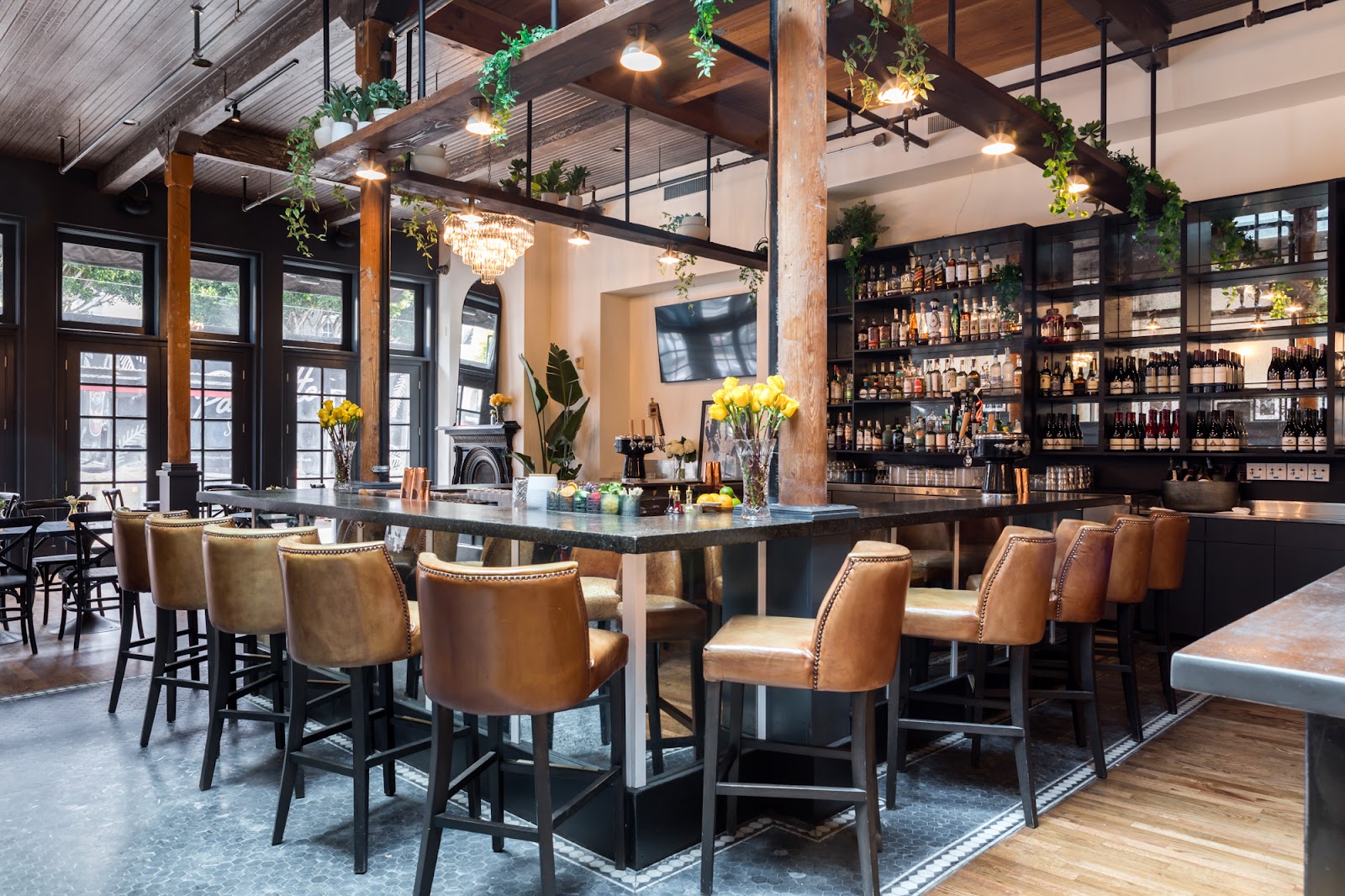 Cow Hollow gastropub bar on Union Street in San Francisco