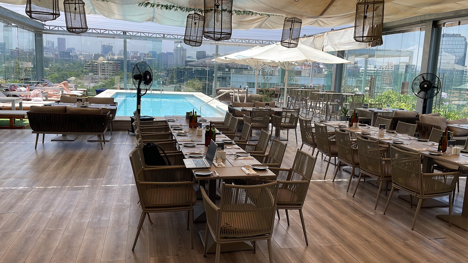Tramonto Bar & Terraza night skyline