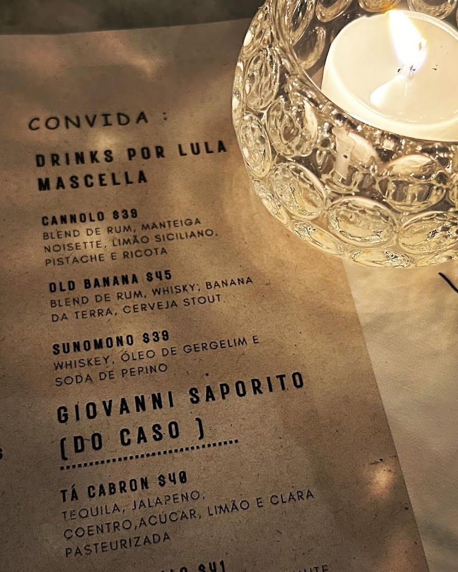 Noir Cocktail Bar cocktail at the bar