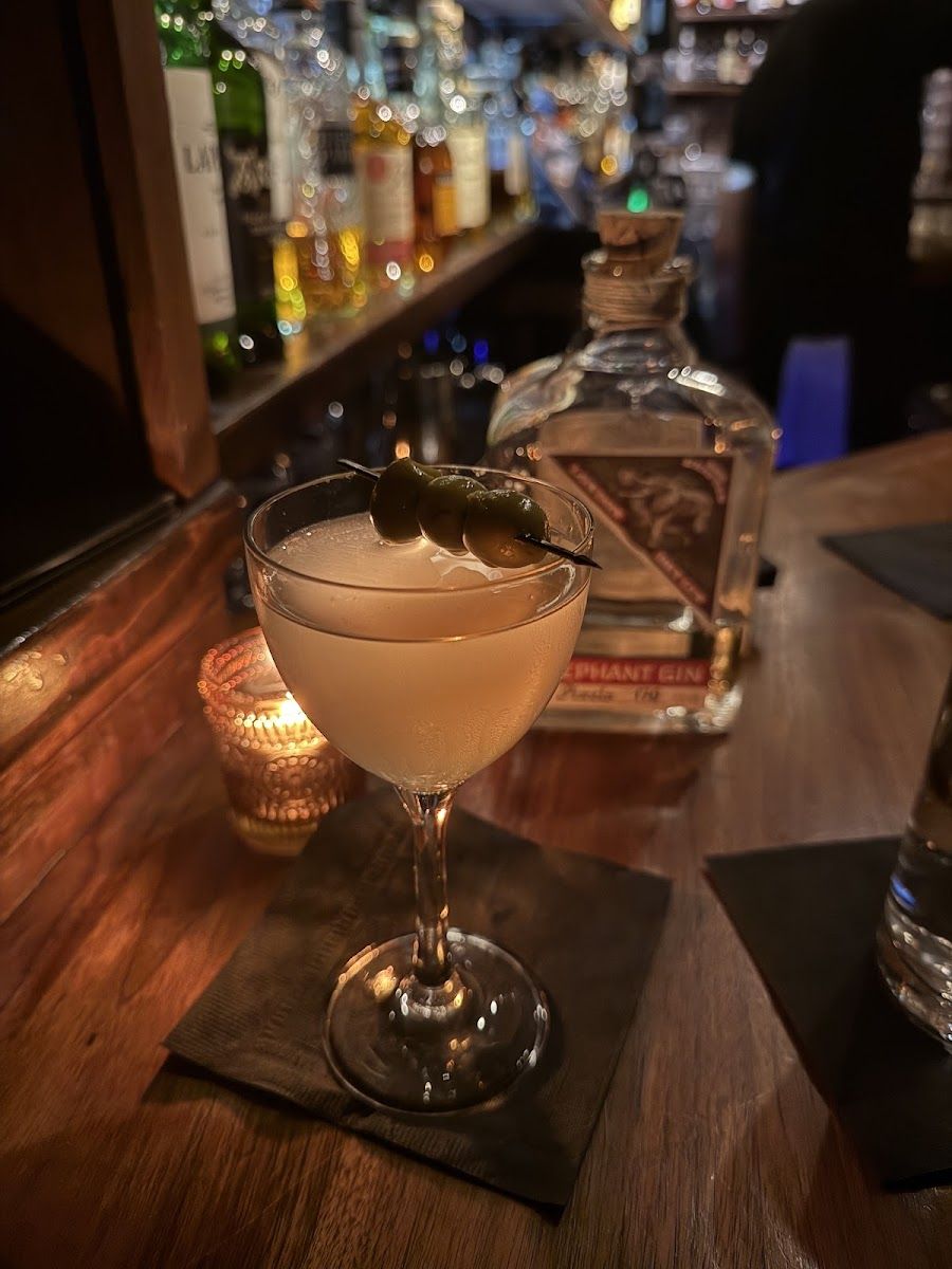 Bathtub Gin & Co. cocktail at the bar