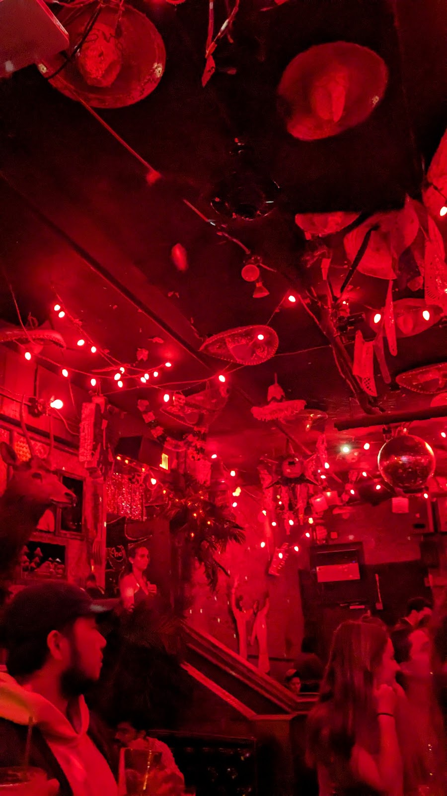 Cha Cha Lounge lucha libre decor