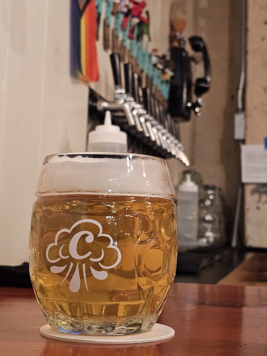 Cloudburst Brewing cocktail at the bar