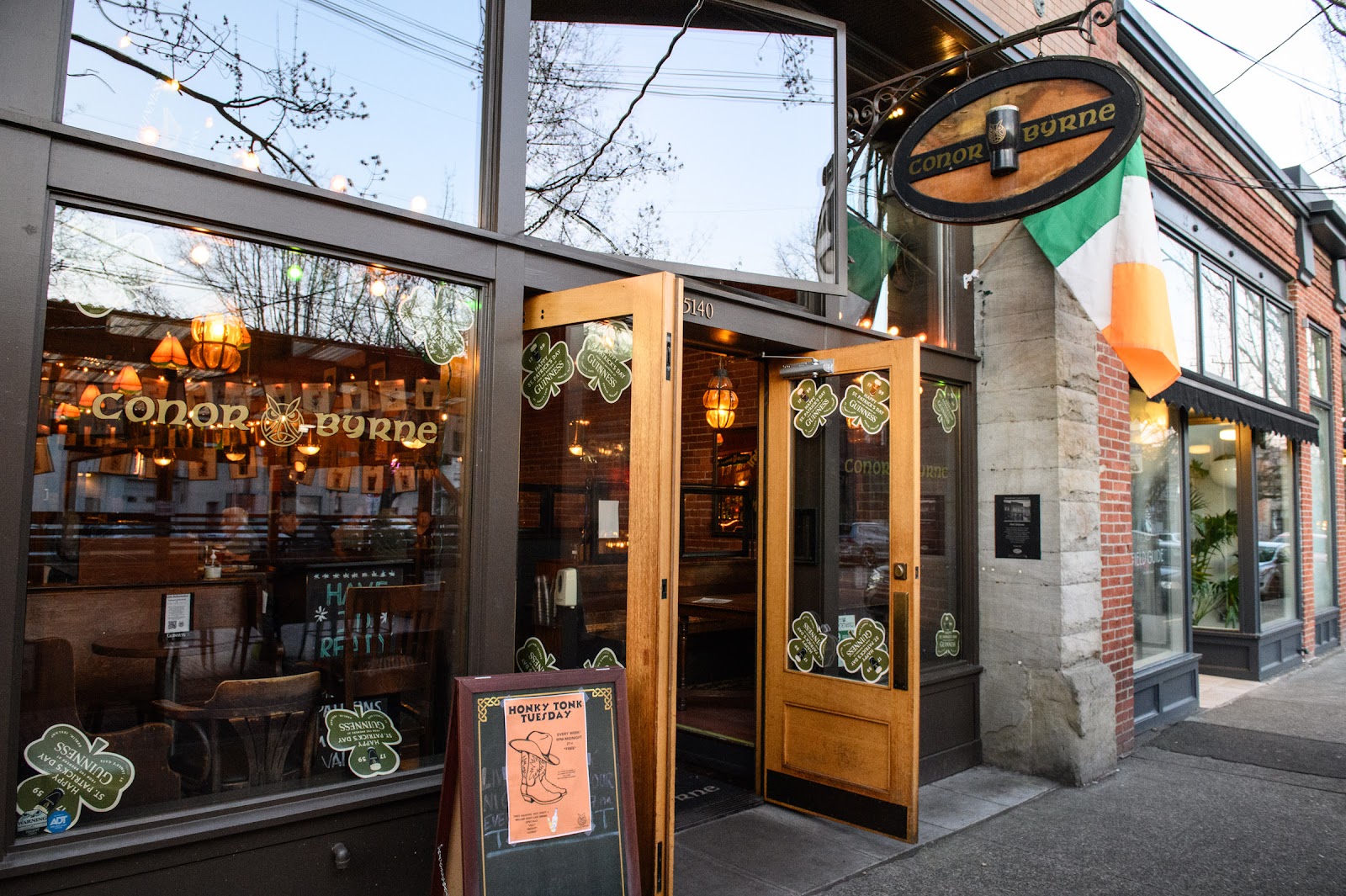 Conor Byrne Pub live-music bar on Ballard Avenue, Seattle