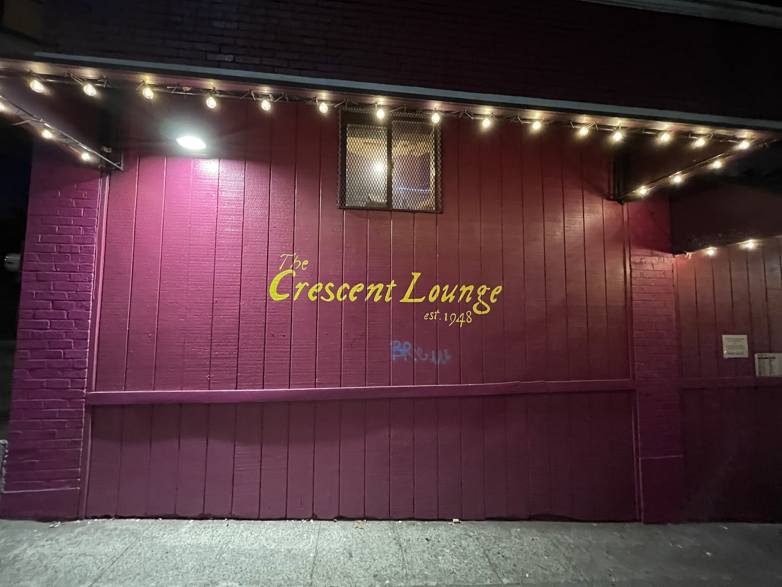The Crescent Lounge dive bar interior, Capitol Hill Seattle