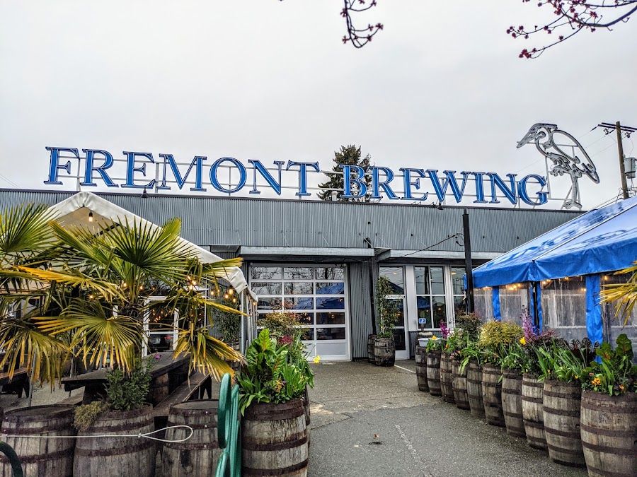 Fremont Brewing Co. cocktail at the bar