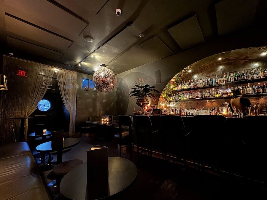 Foreign National cocktail at the bar