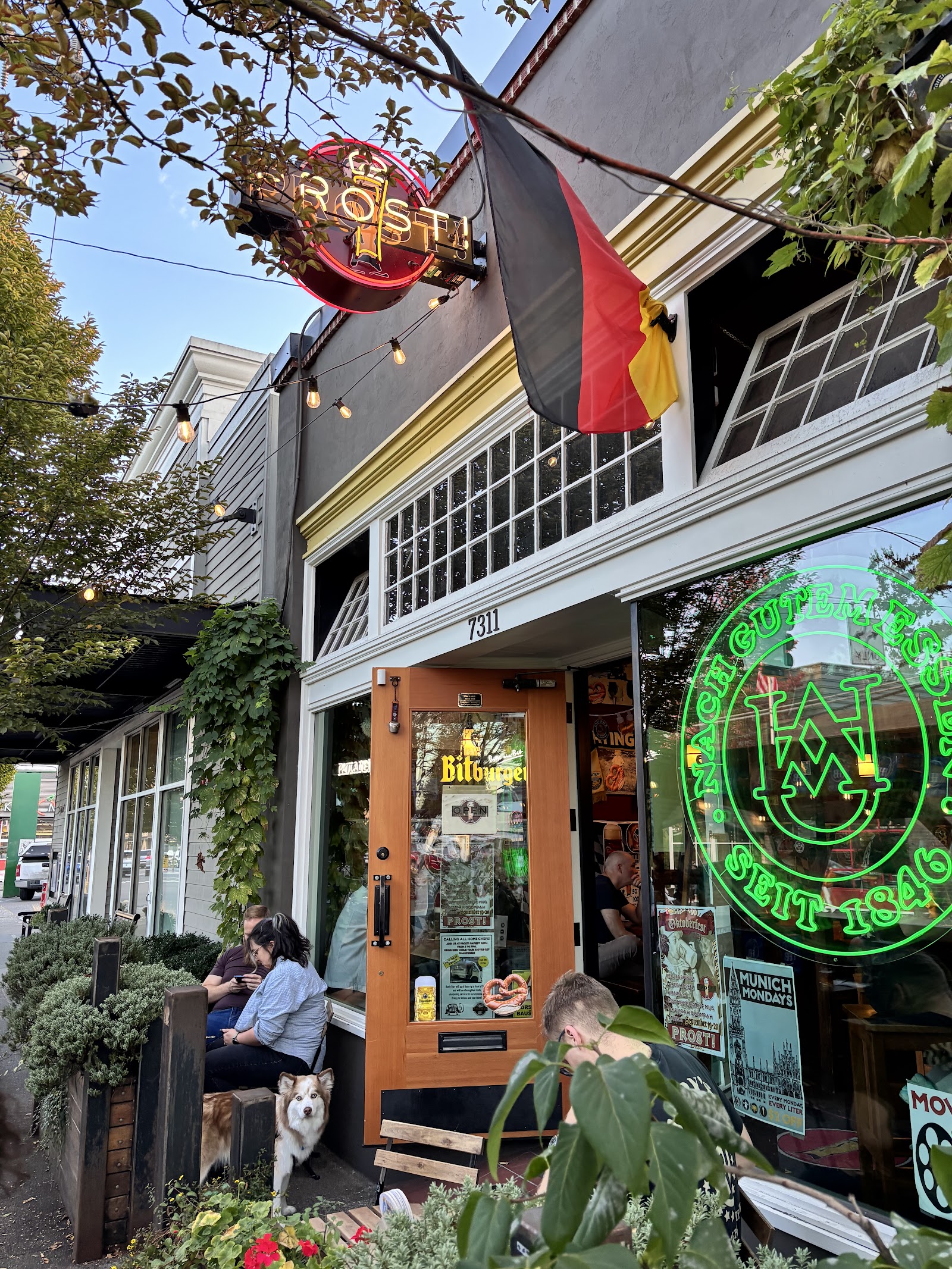 Prost! Phinney Ridge German pub on Greenwood Avenue, Seattle