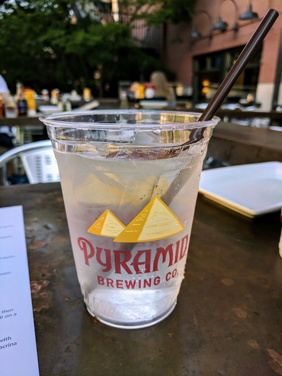 Pyramid Alehouse cocktail at the bar