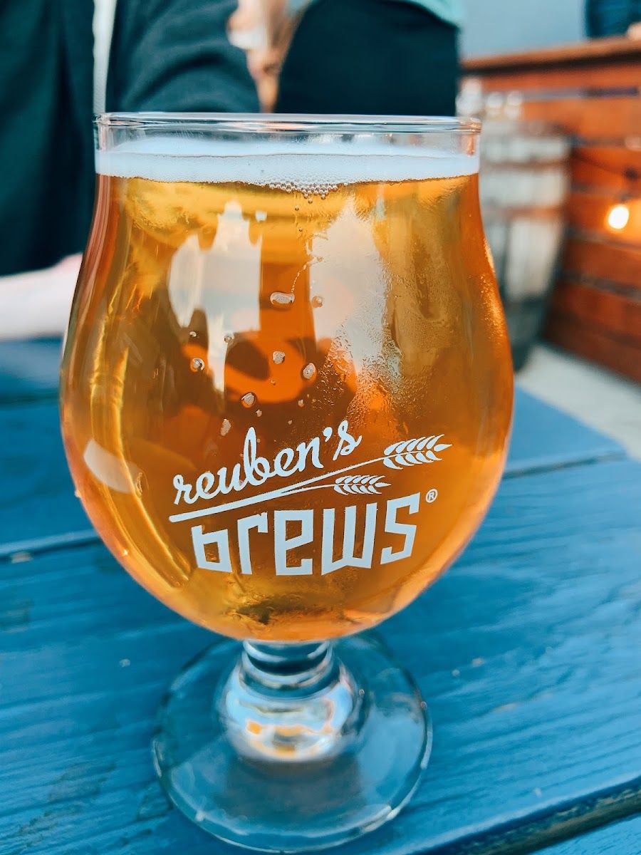 Reuben's Brews cocktail at the bar