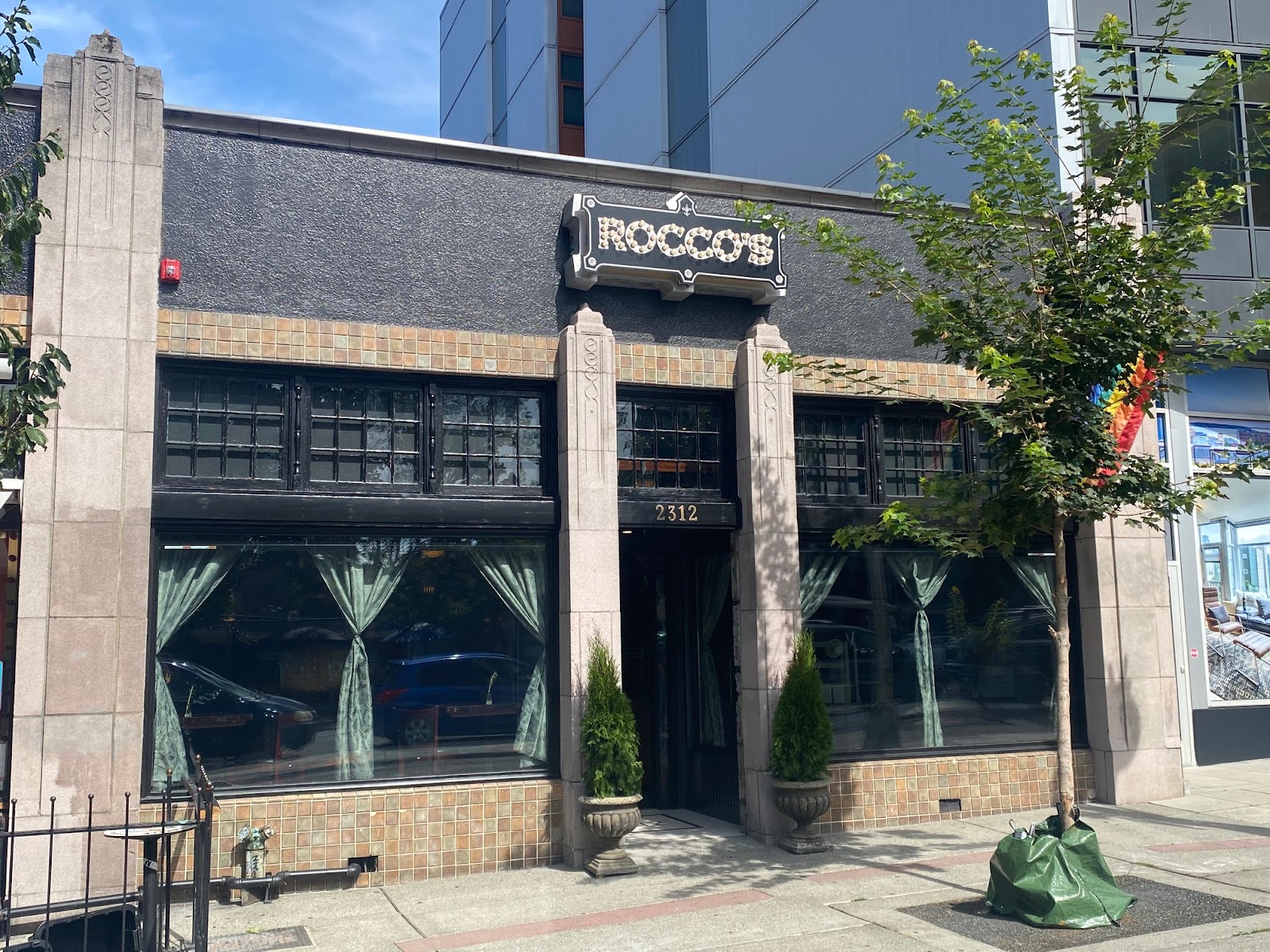 Rocco's bar and pizzeria on Second Avenue in Belltown, Seattle