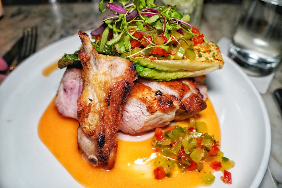 Cocktail and small plate at Single Shot on Summit Avenue